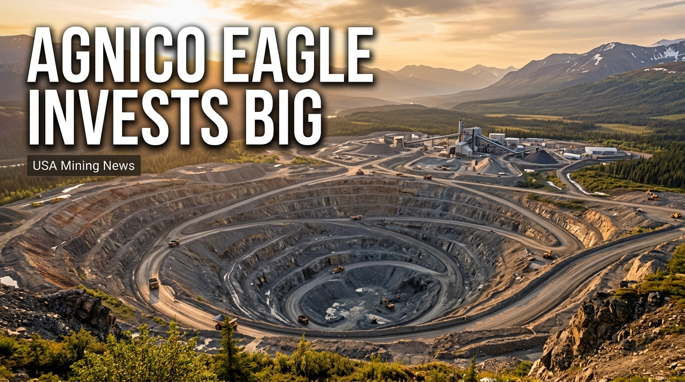 Agnico Eagle to invest in Cascadia Minerals