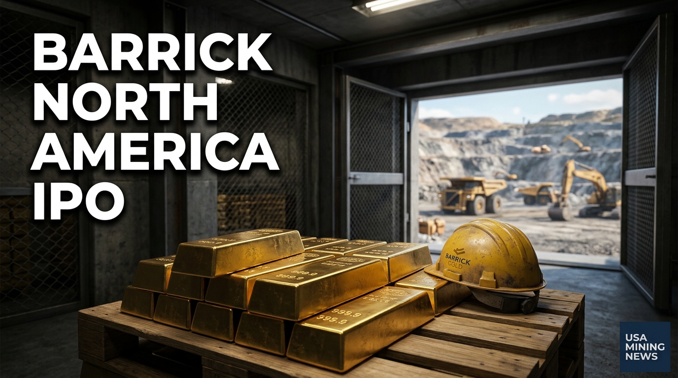 Barrick provides update on North American gold assets IPO