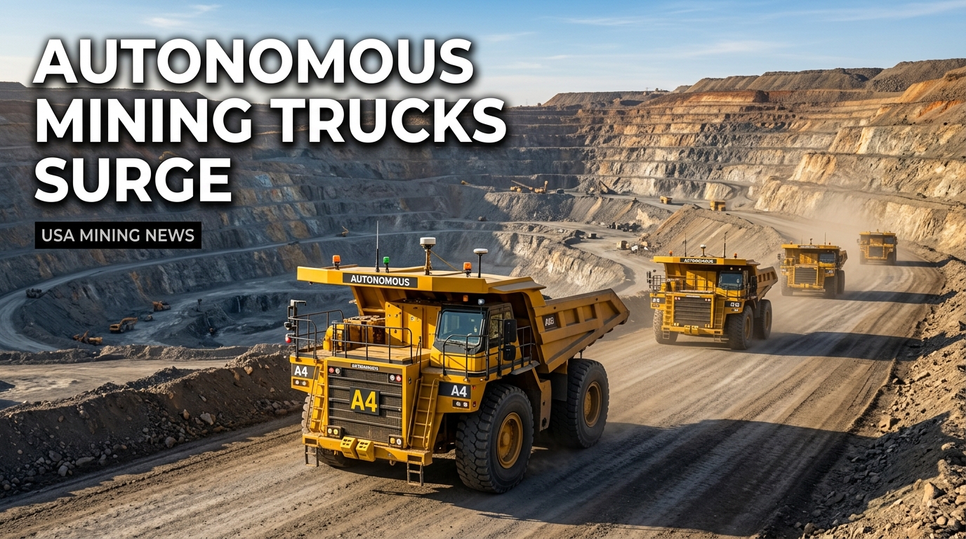 CiDi reports 1,900 autonomous mining trucks shipped as deployment scales - Mining Industry News