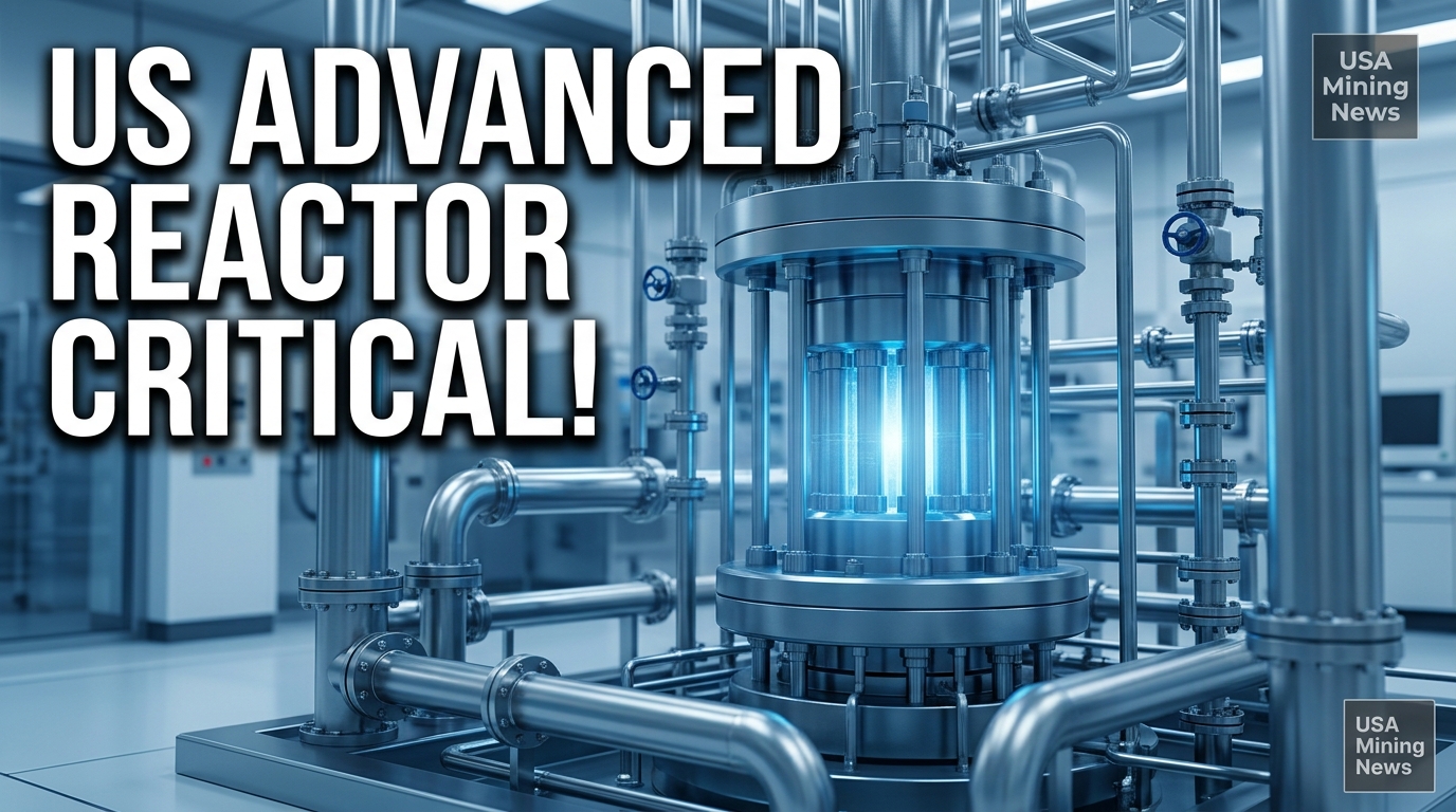 Department of Energy Celebrates Second Advanced Reactor Achieving Criticality - Mining Industry News