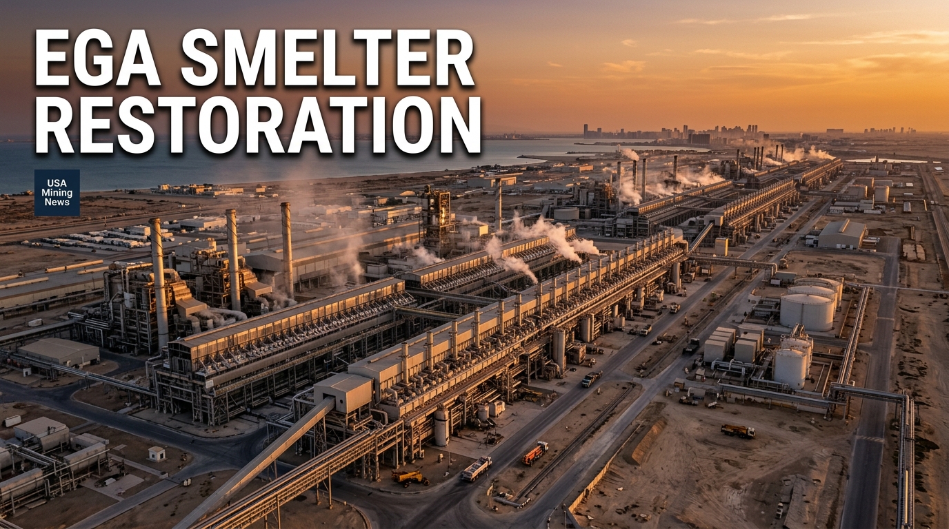 EGA achieves 25% restoration of reduction cells at Al Taweelah smelter