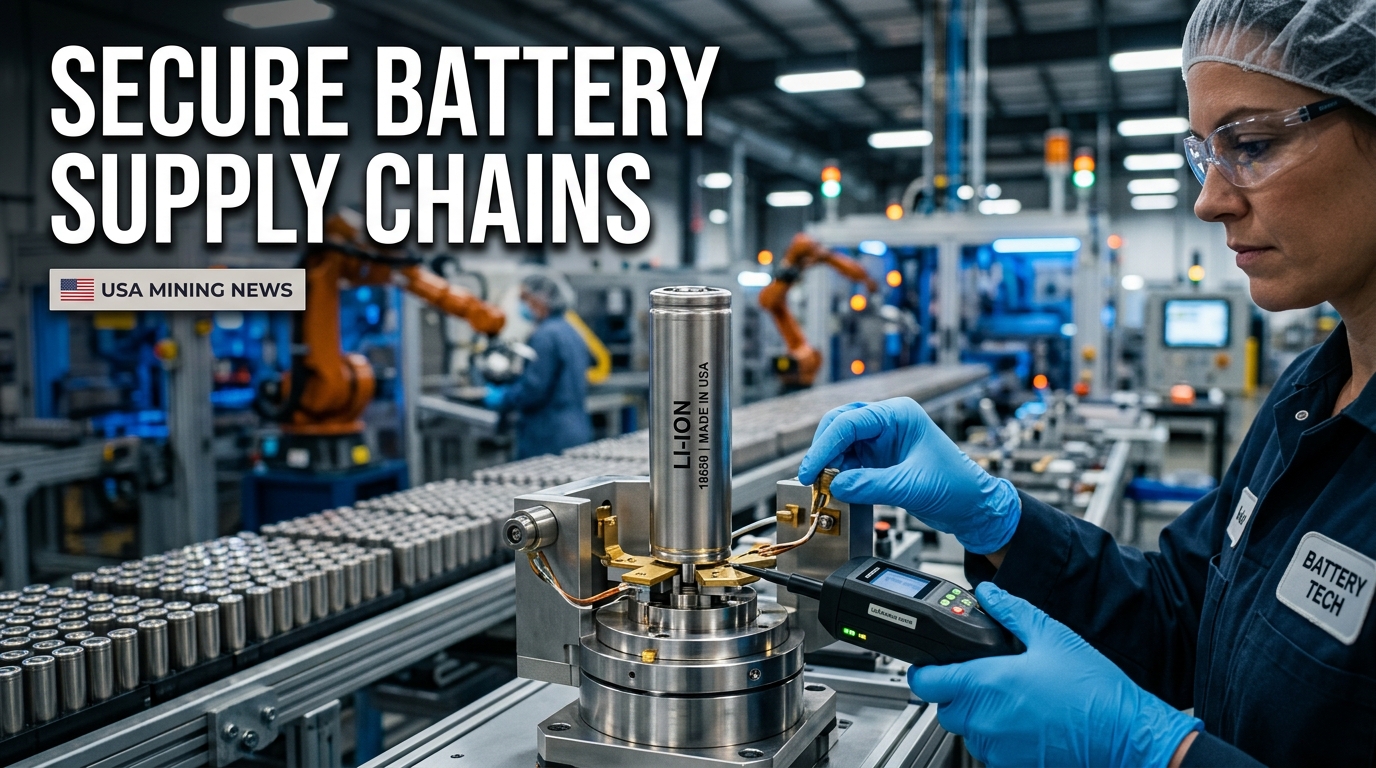 Energy Department Announces $500 Million to Secure America's Critical Mineral and Battery Supply Chains - Mining Industry News
