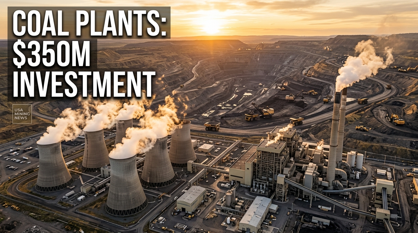 Energy Department to Invest $350 Million to Build, Modernize, and Restart Coal Plants - Mining Industry News