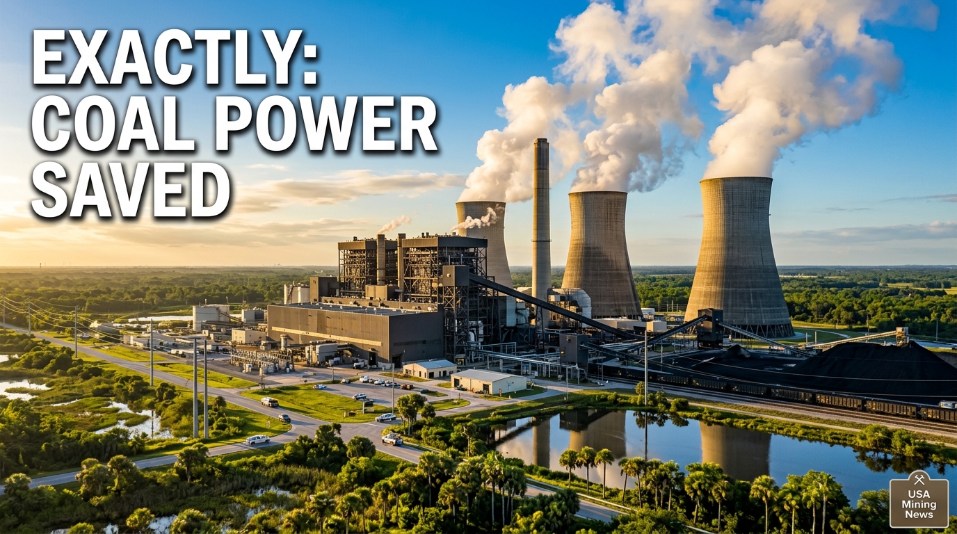 Energy Secretary Keeps Coal-Fired Power Generation Alive in Florida - Mining Industry News