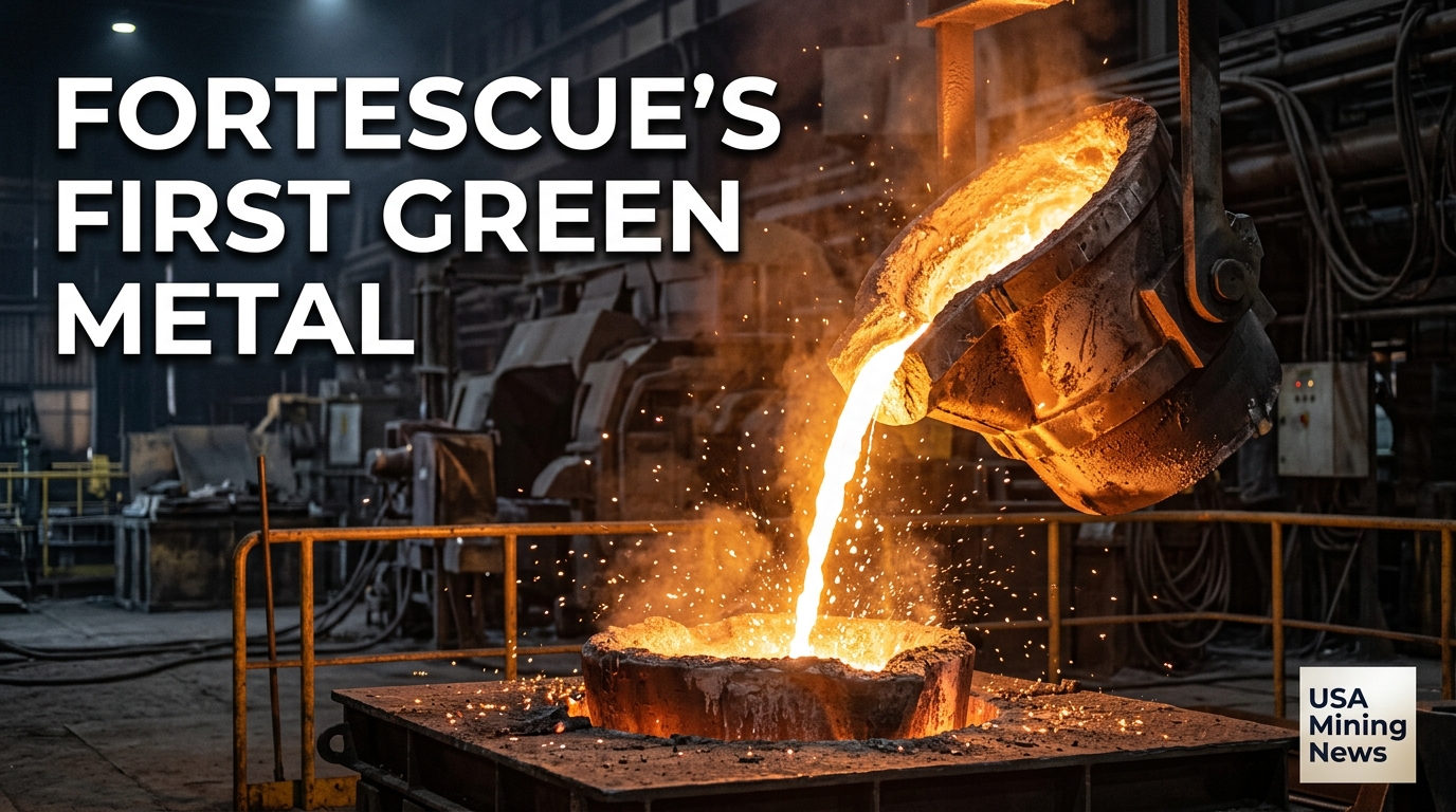 Fortescue’s Green Metal Project produces first hot metal