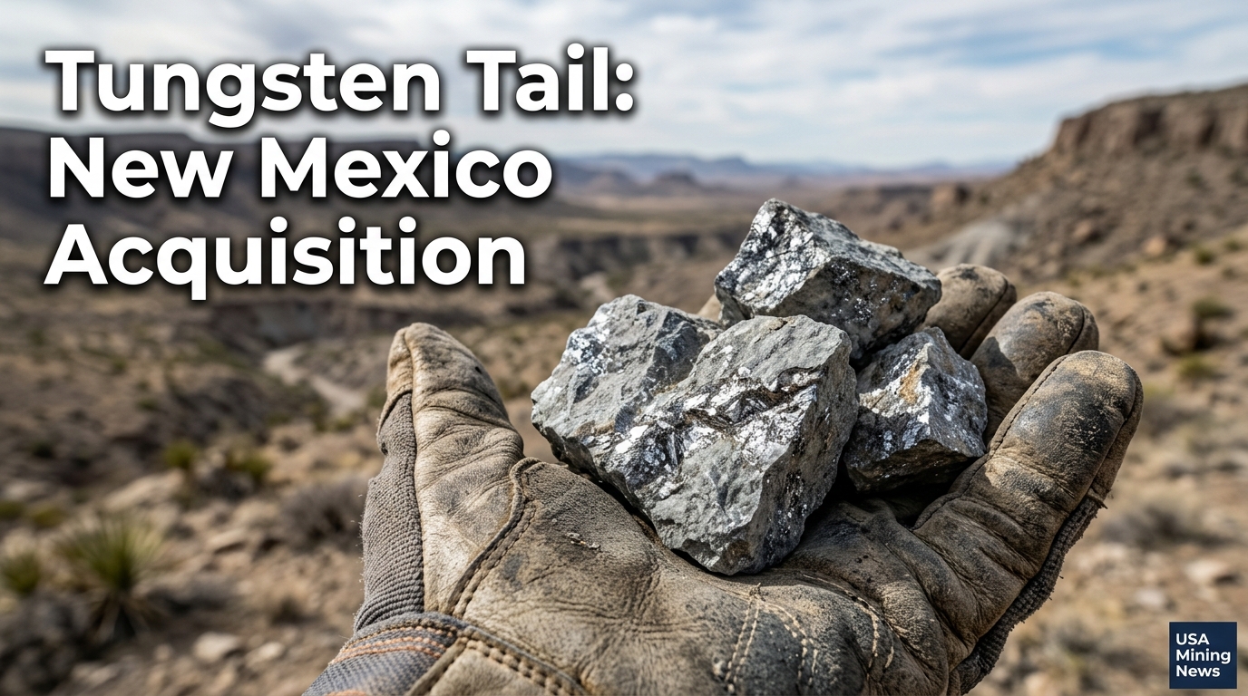 Gordon Mining agrees to acquire Tungsten Tail project in New Mexico - Mining Industry News