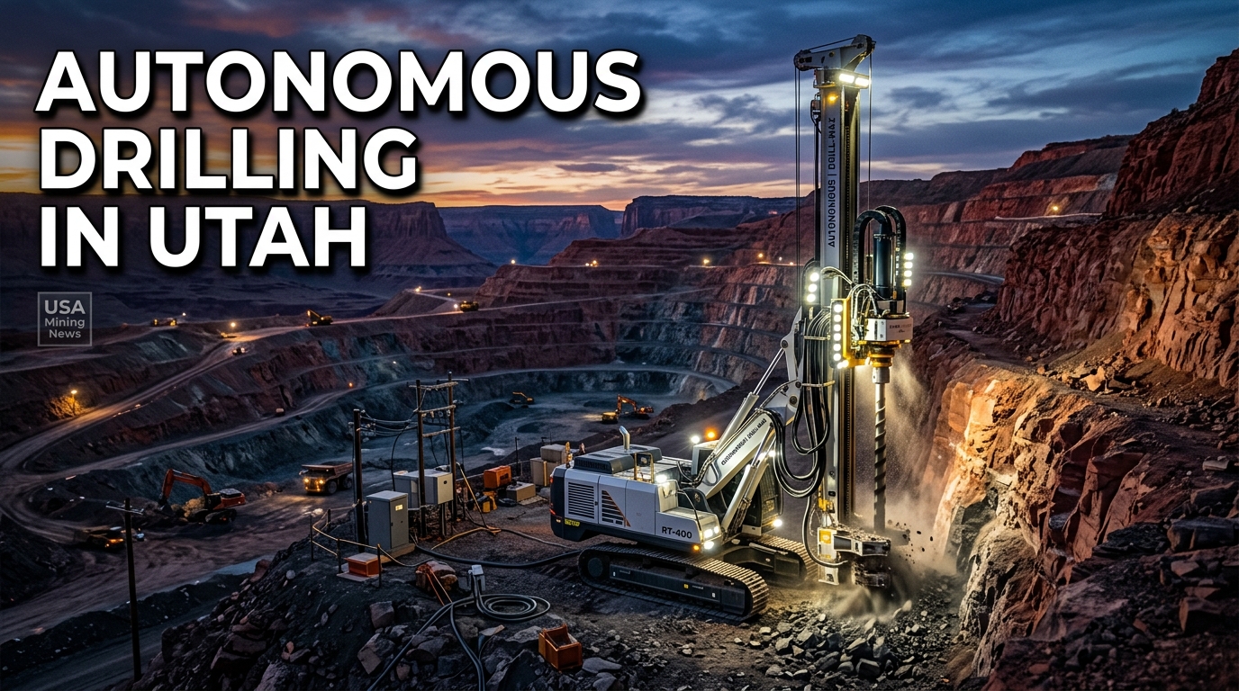 Mariana and Sandvik to launch autonomous drilling in Utah