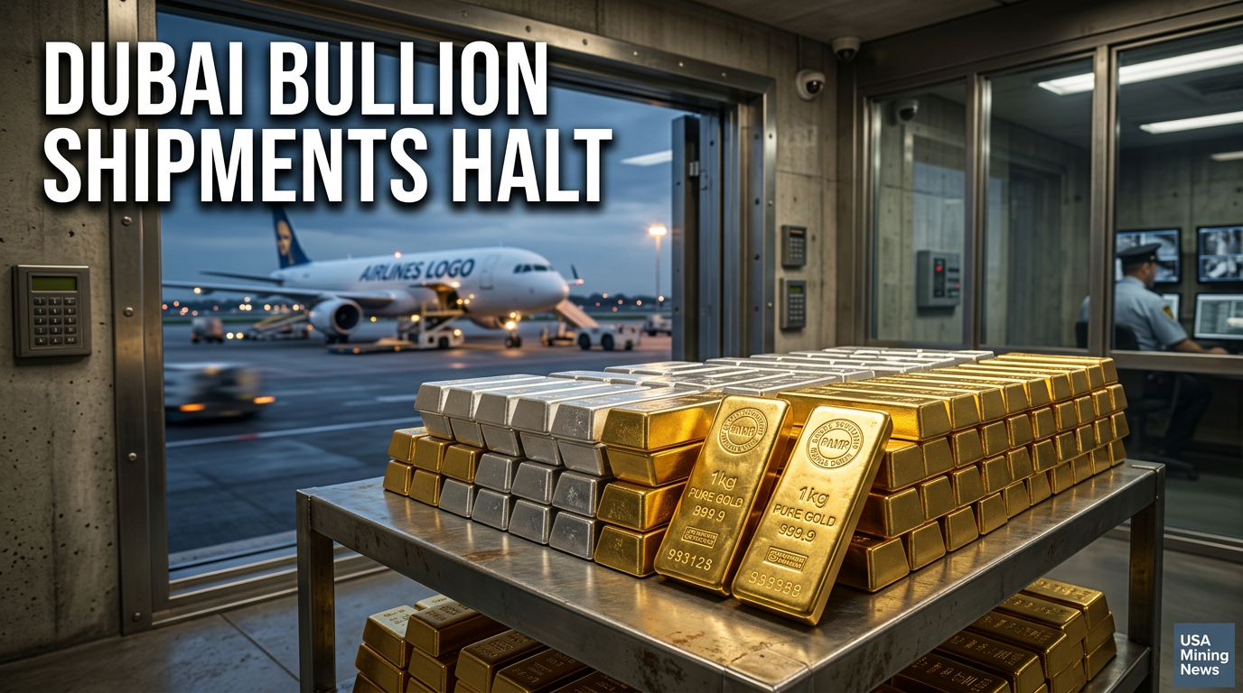 Middle East tensions stall gold and silver shipments in Dubai