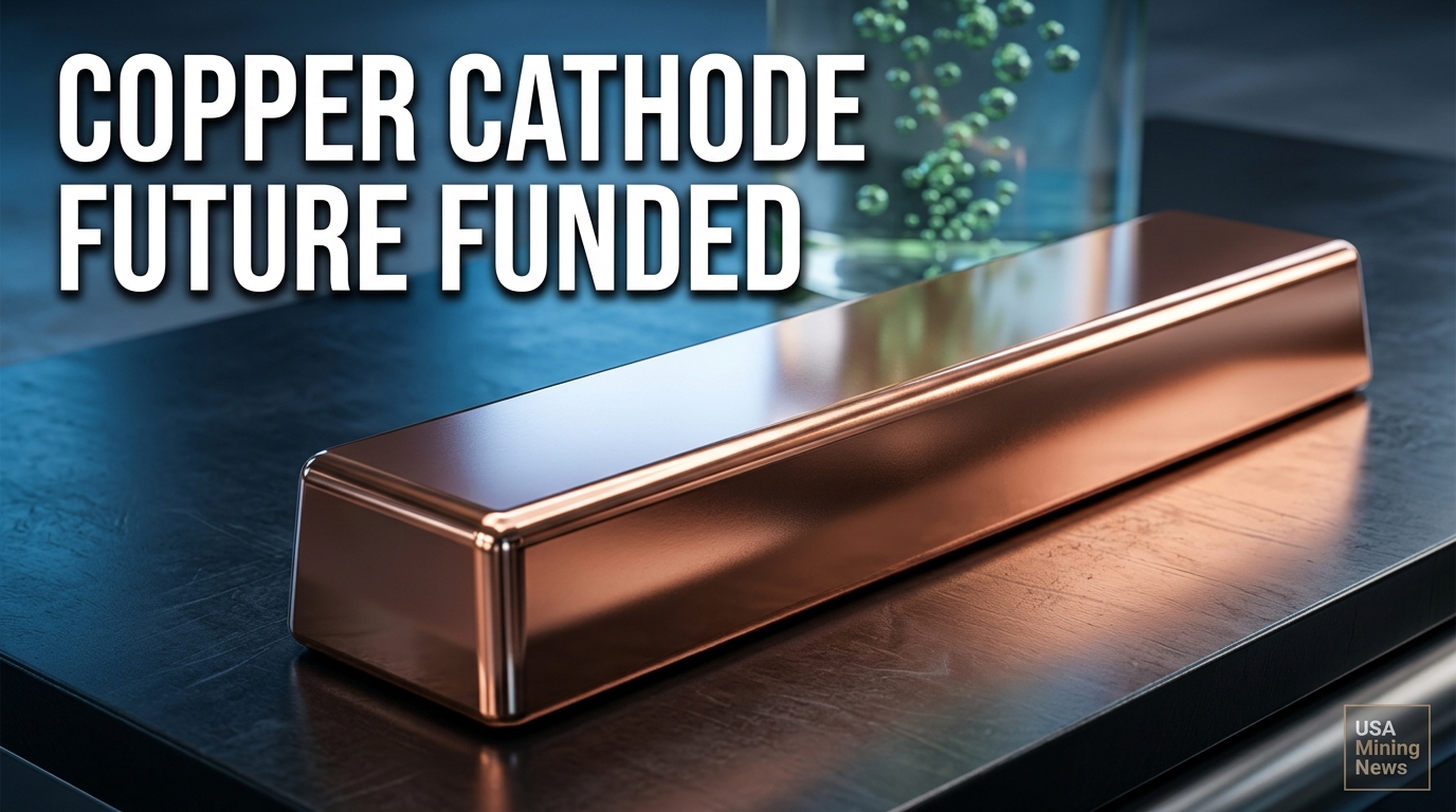 pH7 Technologies secures funding for copper cathode production