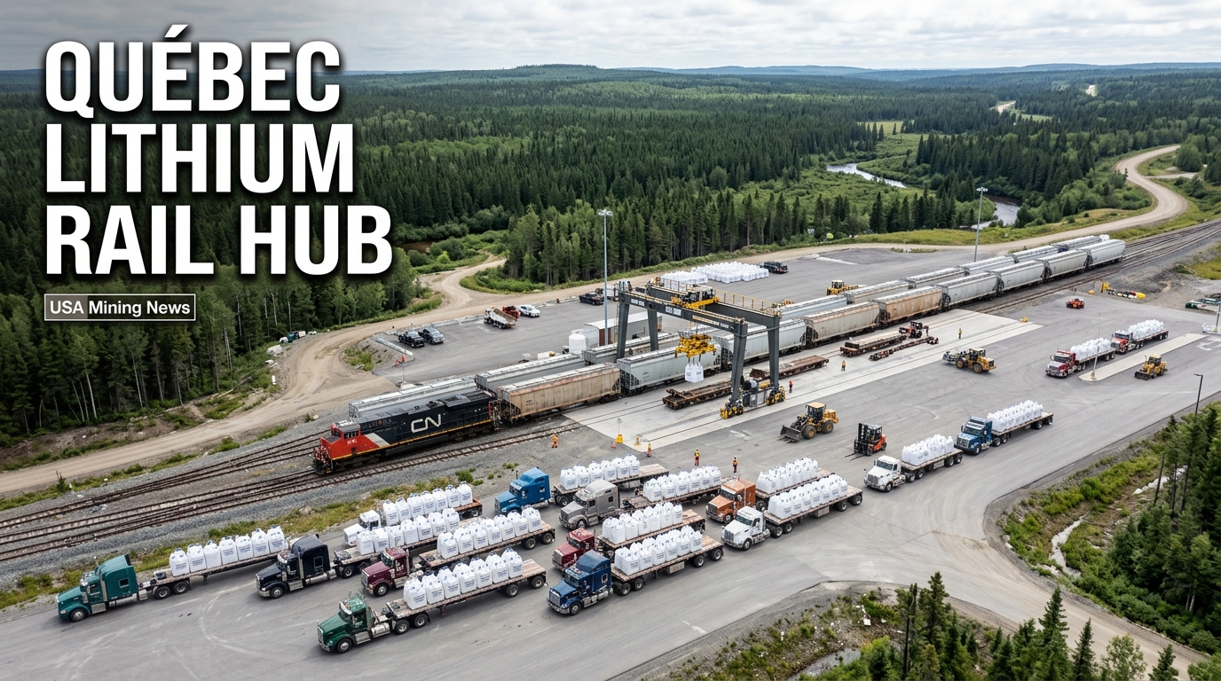 PMET and Matagami sign LoI for spodumene rail trans-shipment