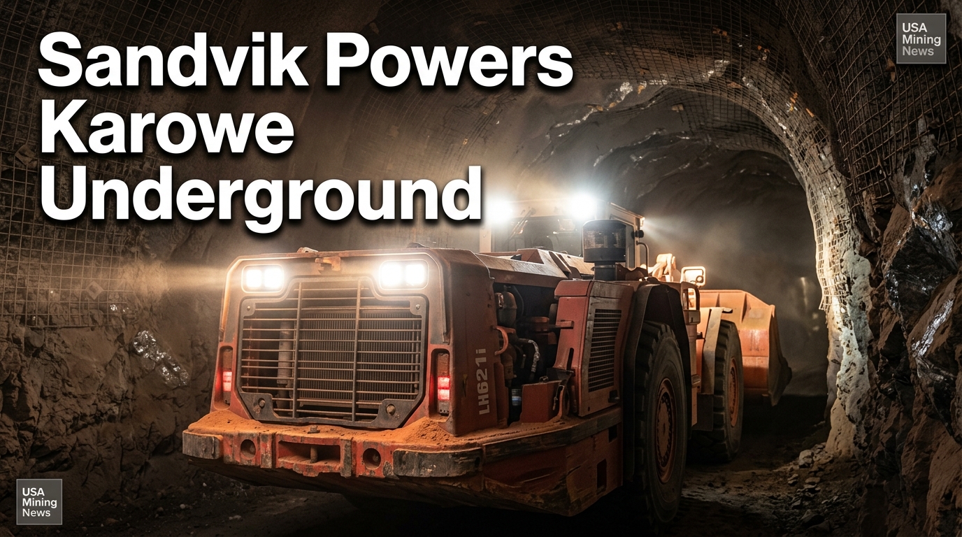 Sandvik receives orders for underground fleet at Karowe mine - Mining Industry News