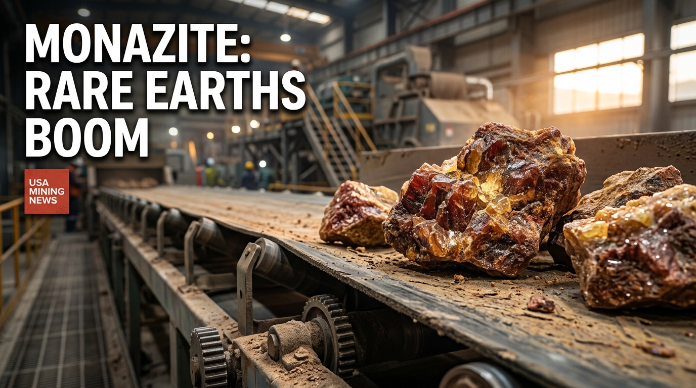 SMM begins monazite processing plant construction - Mining Industry News