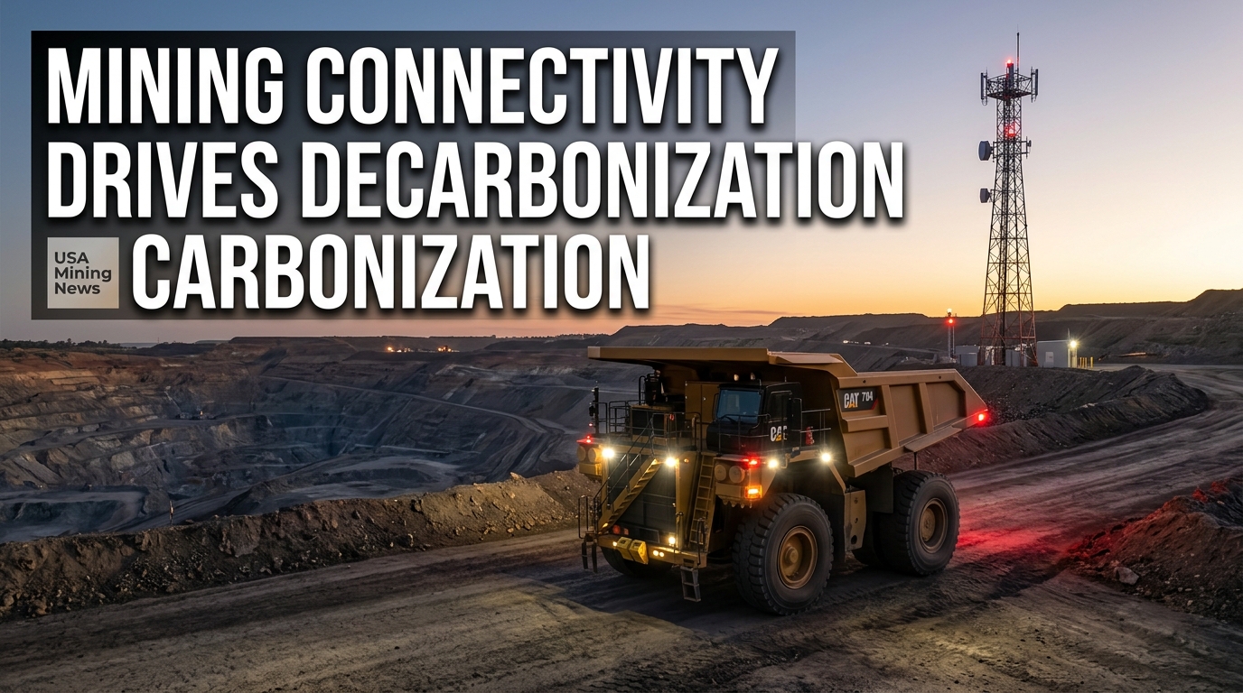 Why mining’s decarbonisation challenge starts with reliable connectivity - Mining Industry News